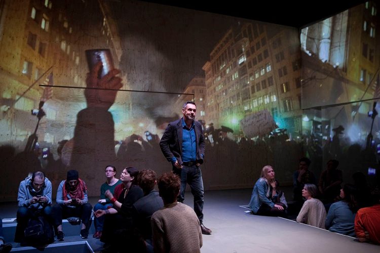 Paul Mason in Why It's Kicking Off Everywhere at the Young Vic